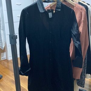 Women’s woven black dress